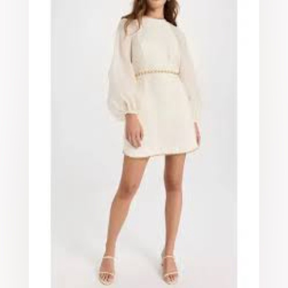 Zimmerman Rouleau Chain Mini Dress Sz-10